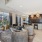 Residential Clubhouse with Lounge Seating and Wine Racks