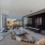 a living room with a large window
